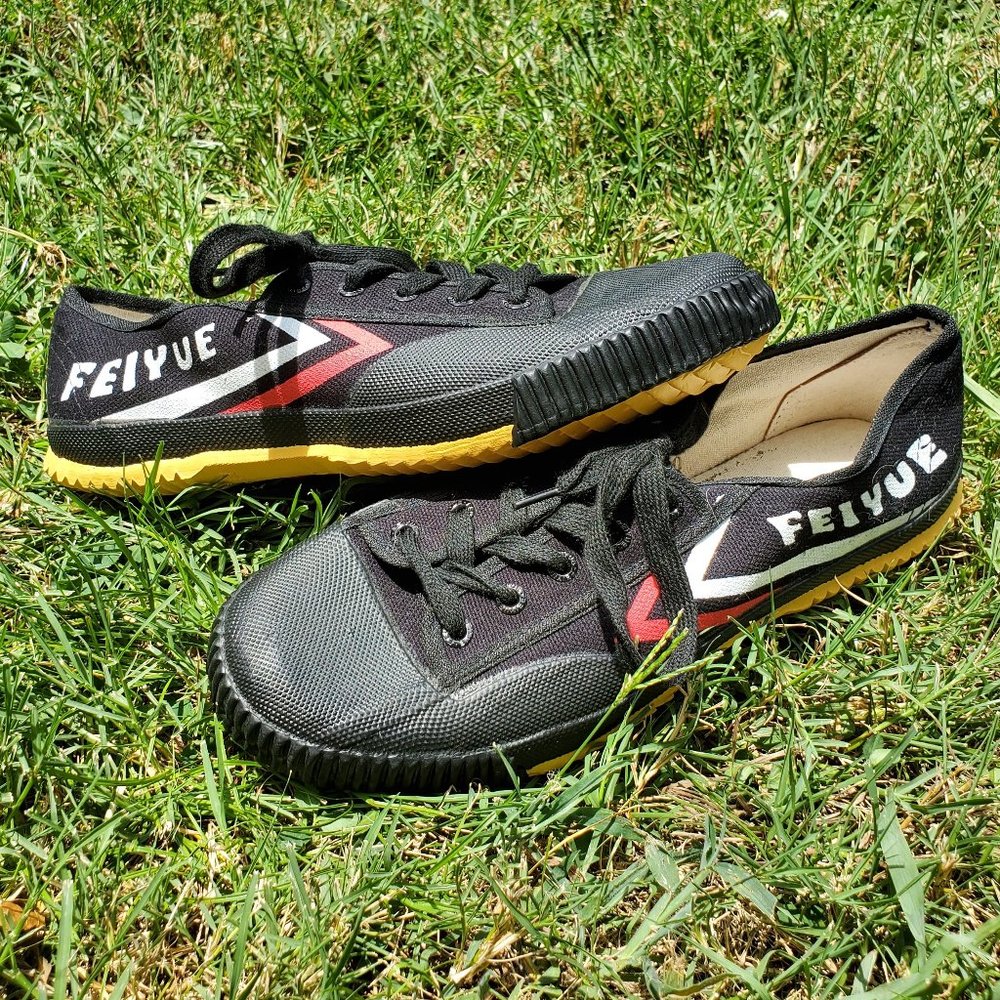 Feiyue Black Canvas Sneakers NWoT